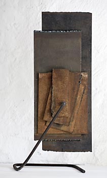 HD Heckes, Stahlobjekt, Schwingplastik, 26/26/56 cm, 1980