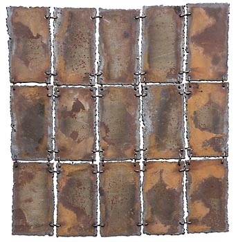 HD Heckes, Stahlrelief, Schnürung, R 206, 49/49 cm, 7,4 kg, 1984