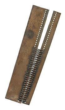 HD Heckes, Stahlrelief, Schnürung, R 273, 29/95 cm,10 kg, 1986